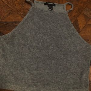 Forever 21 Grey Crop Top S